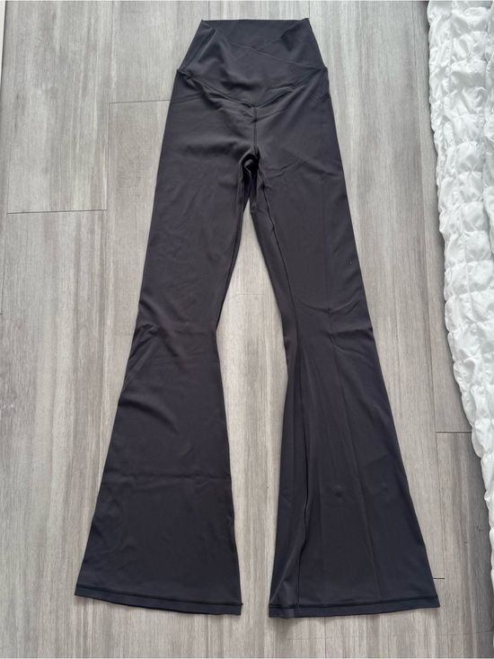 Offline Pants - Aerie Offline by Aerie charcoal gray flare crossover leggings size small
